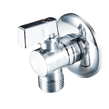 Bathroom hardware filling valve accessories square triangle brass plate core angle valve